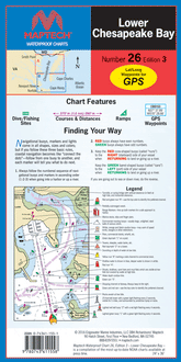 Lower Chesapeake Bay Waterproof Chart, 3rd Edition